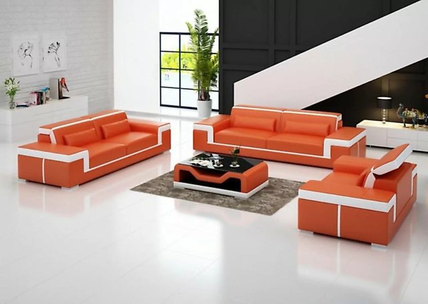 JVmoebel Sofa Sofagarnitur 31 Sitzer Set Design Sofa Polster Couchen Leder, günstig online kaufen