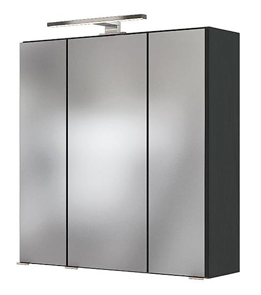 3D-Spiegelschrank 60 GENUA von Held Möbel Graphitgrau günstig online kaufen
