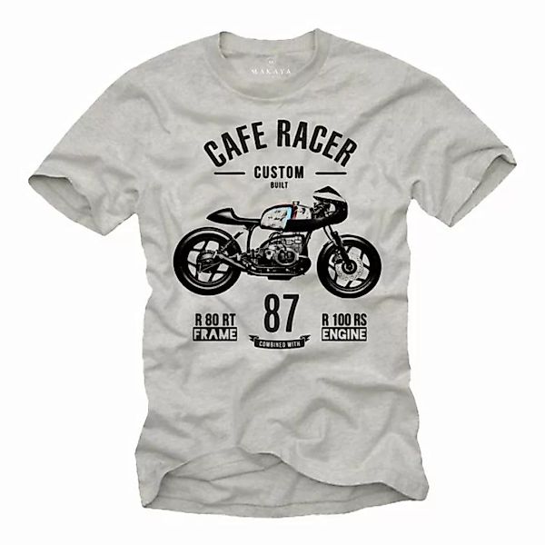 MAKAYA T-Shirt Herren Motorradbekleidung Männer Geschenke Motorrad Motiv Bi günstig online kaufen
