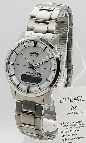 Casio Funk Funkuhr Casio Wave Ceptor Funkuhr Herrenuhr LCW-M170TD-7AER, (1- günstig online kaufen