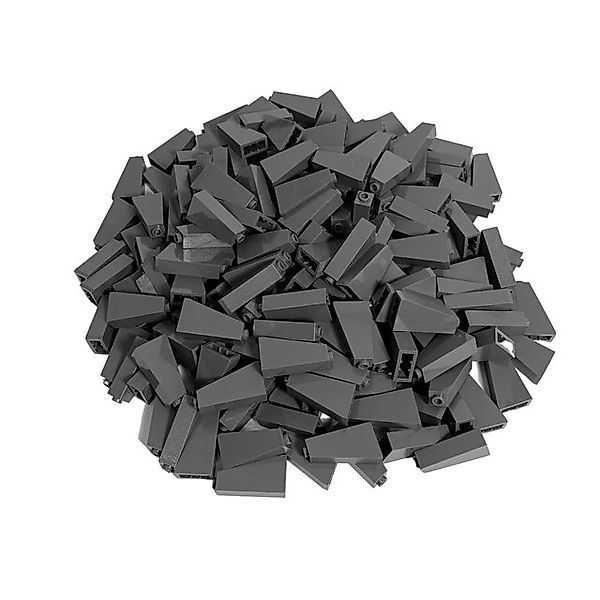 LEGO® Spielbausteine LEGO® 2x1x3 Dachstein Dunkelgrau- 50 Stück - Dark blui günstig online kaufen