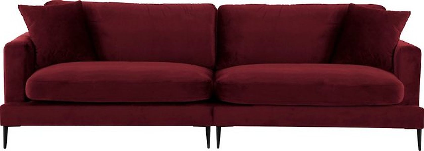 Leonique Big-Sofa "Cozy elegantes Designsofa, Maße B/T/H: 252/97/80 cm", mi günstig online kaufen