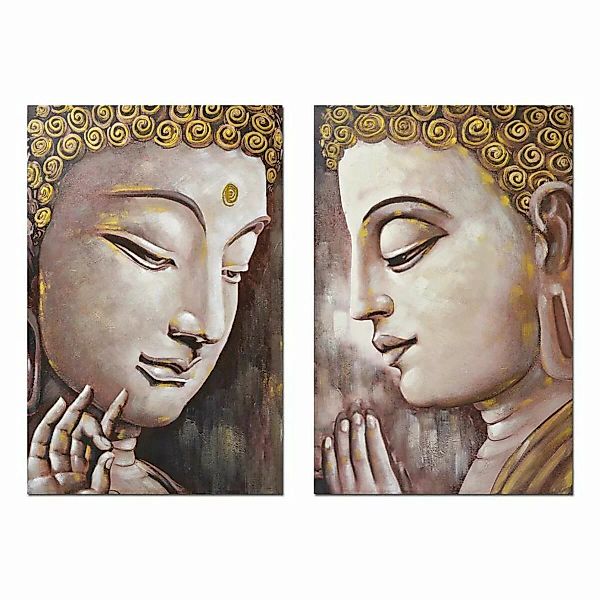 Bild Dkd Home Decor Buddha Orientalisch (80 X 3 X 120 Cm) (2 Stück) günstig online kaufen