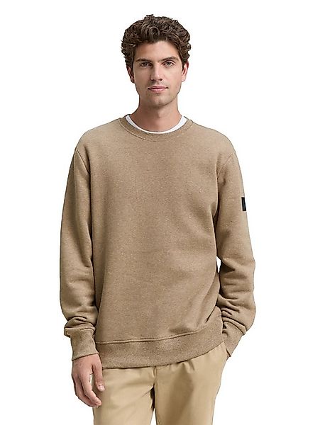 TOM TAILOR Sweatshirt mit Logo Stickerei am Arm günstig online kaufen