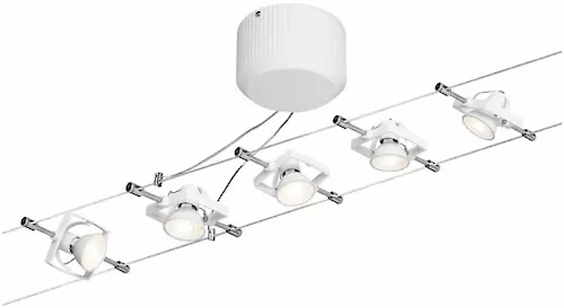 Paulmann LED Deckenleuchte »Mac II«, 5 flammig, Leuchtmittel GU 5,3   ohne günstig online kaufen