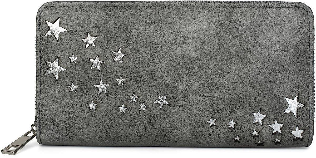 styleBREAKER Geldbörse Geldbörse mit Stern Cut Out (1-tlg) günstig online kaufen