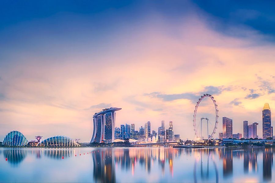 queence Acrylglasbild "Skyline" Elemente der Architektur  Gebäude  Skyline günstig online kaufen