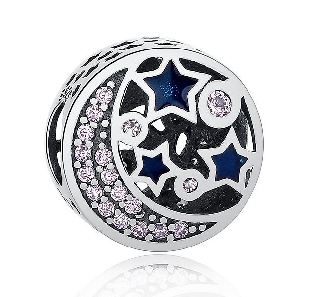 PANDACHARMS Bead Rosa Sternenhimmel Charm für Charm Armband, 925er Silber, günstig online kaufen
