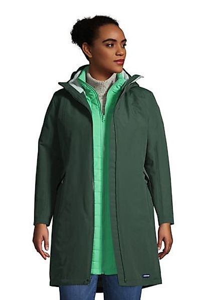 3-in-1-Mantel SQUALL in großen Größen, Damen, Größe: 56-58 Plusgrößen, Grün günstig online kaufen