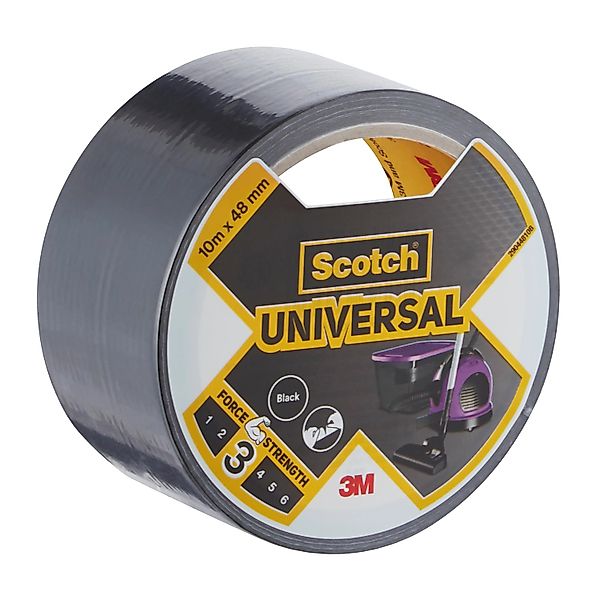Scotch Klebeband 2904 Universal 10 m x 48 mm Schwarz günstig online kaufen