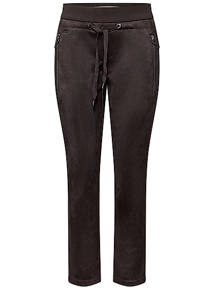 STREET ONE 5-Pocket-Jeans Loose Fit Velours Hose günstig online kaufen