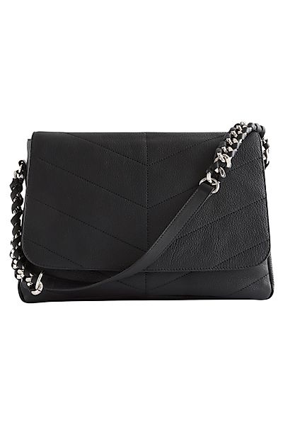 Next Schultertasche Gesteppte Schultertasche aus Leder günstig online kaufen