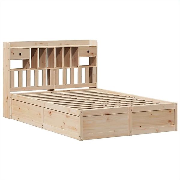 vidaXL Massivholzbett ohne Matratze 140x190 cm Kiefernholz 3323506 günstig online kaufen