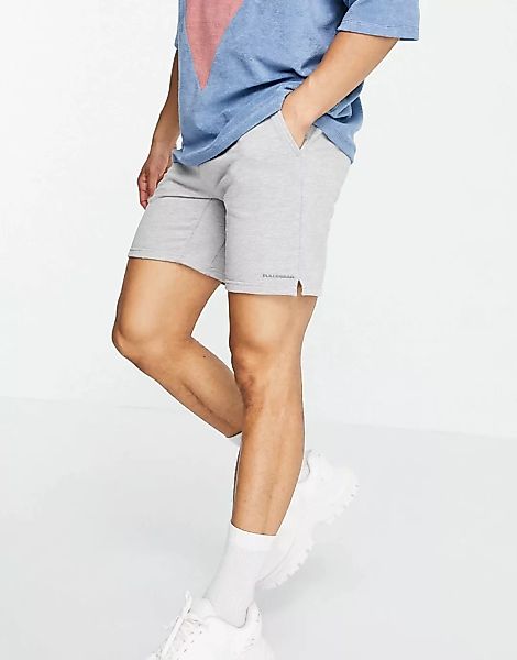 Pull&Bear – Graue Jersey-Shorts günstig online kaufen