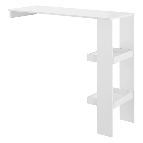 en.casa Bartisch, Sölvesborg Stehtisch 120x45x106cm Weiß günstig online kaufen