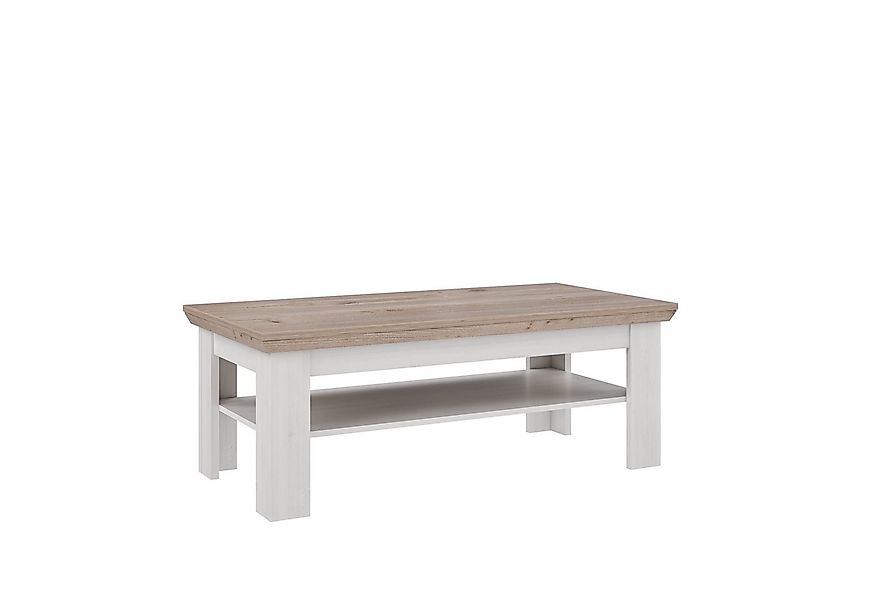 freiraum Couchtisch ILOPPA, mit Ablage, in Schnee / Nelson Eiche Dekor - 12 günstig online kaufen