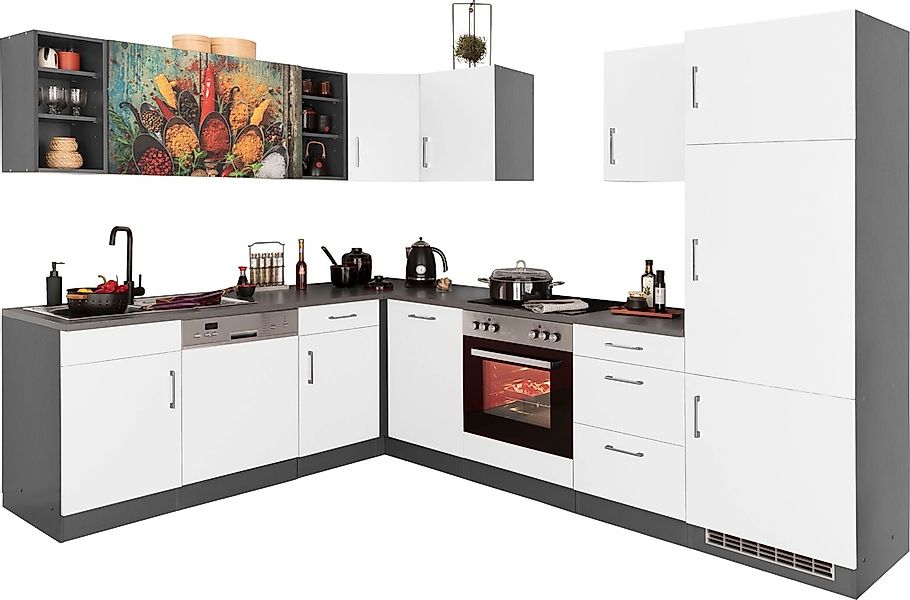 KOCHSTATION Küchenzeile "KS-Paris – Küchen mit einzigartigen Fotomotiven au günstig online kaufen