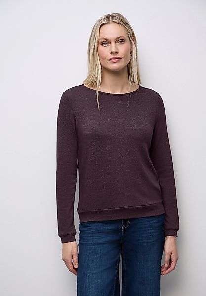 STREET ONE Langarmshirt aus softem Materialmix günstig online kaufen