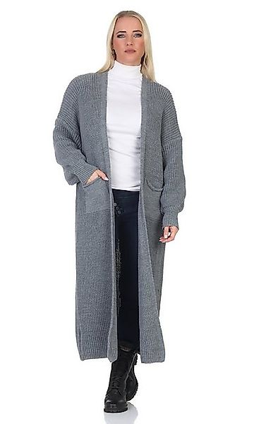 Mississhop Longstrickjacke Cardigan Longstrickjacke extra lange Strickjacke günstig online kaufen
