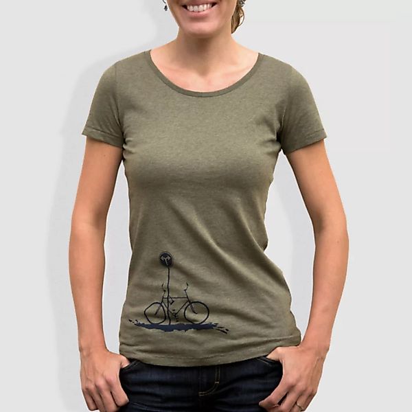 Damen T-shirt, "No Way", Khaki günstig online kaufen