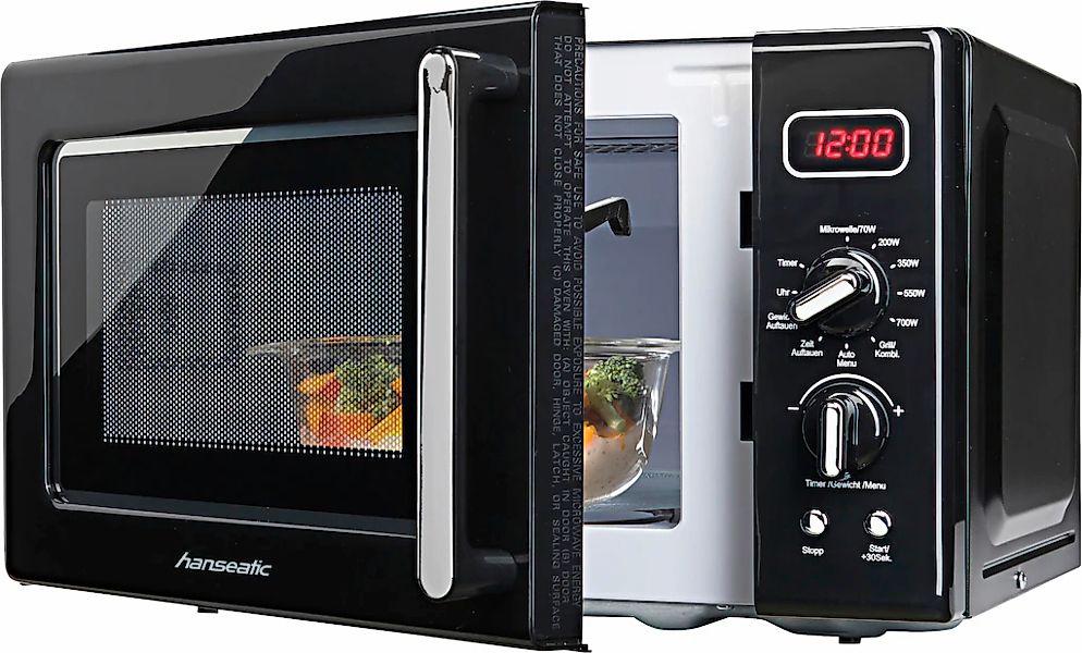 Hanseatic Mikrowelle "AG720CE6-PM" Grill  Mikrowelle 5 Leistungsstufen und günstig online kaufen