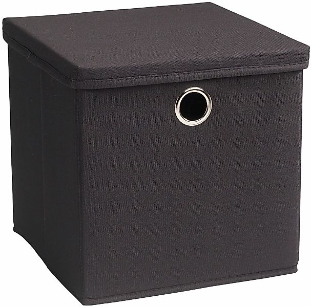 ECHTWERK Aufbewahrungsbox "Aufbewahrungskiste mit Deckel und Metallöse" Fal günstig online kaufen