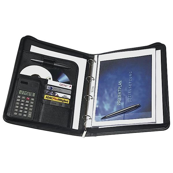 GENIE Schreibmappe A4 Schreibmappe Exclusiv, Lederoptik, günstig online kaufen