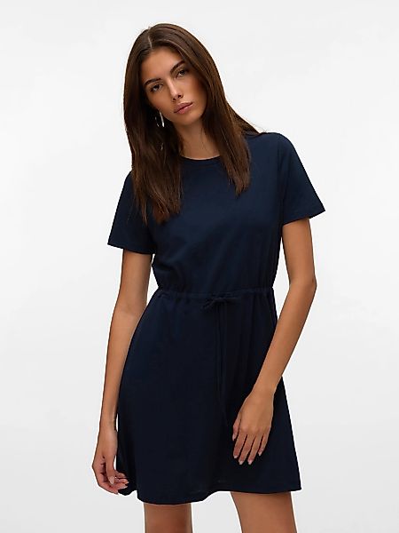 Vero Moda Shirtkleid "VMLUNA SS SHORT STRING DRESS JRS NOOS", Sommerkleid günstig online kaufen