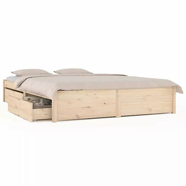 vidaXL Bett mit Schubladen 120x200 cm1124496 günstig online kaufen