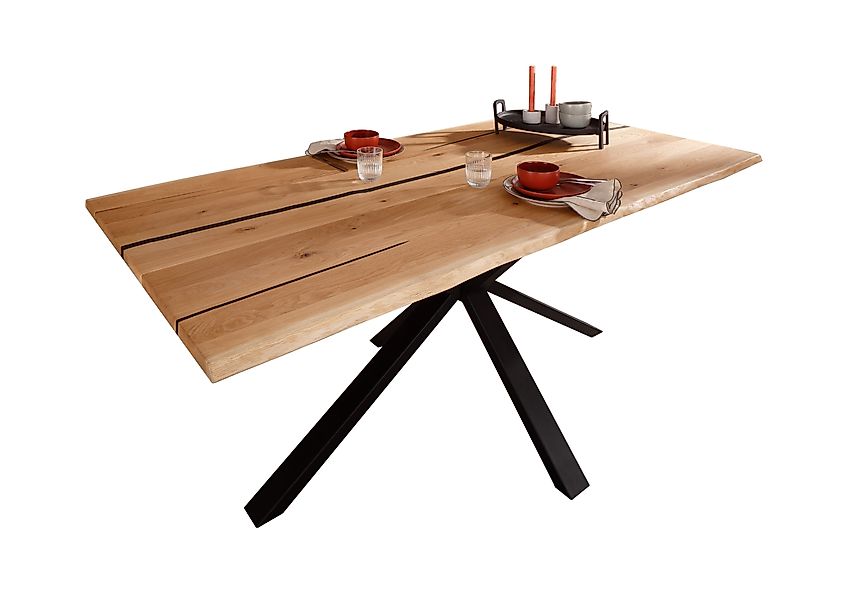 Woodroom Esstisch Gotha (Wildeiche massiv geölt), günstig online kaufen