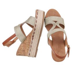 Ital-Design Modische Espadrilles mit Keilabsatz für günstig online kaufen