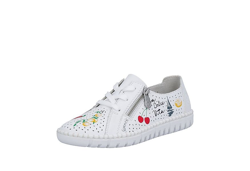 Rieker Schnürschuh Sneaker, Halbschuh, Schnürer mit sommerlichem Motiv-Druc günstig online kaufen