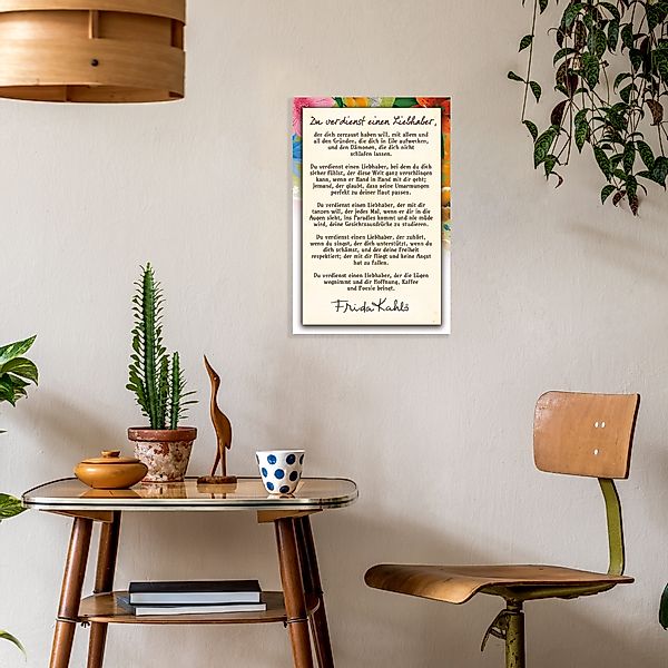 LuckyLinde Wanddekoobjekt Frida Kahlo - Liebhaber günstig online kaufen