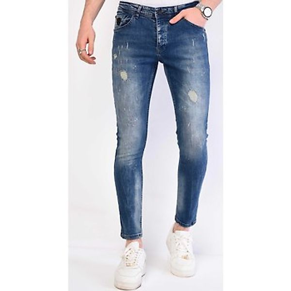Local Fanatic  Slim Fit Jeans Slim Jeans Farbspritzer günstig online kaufen