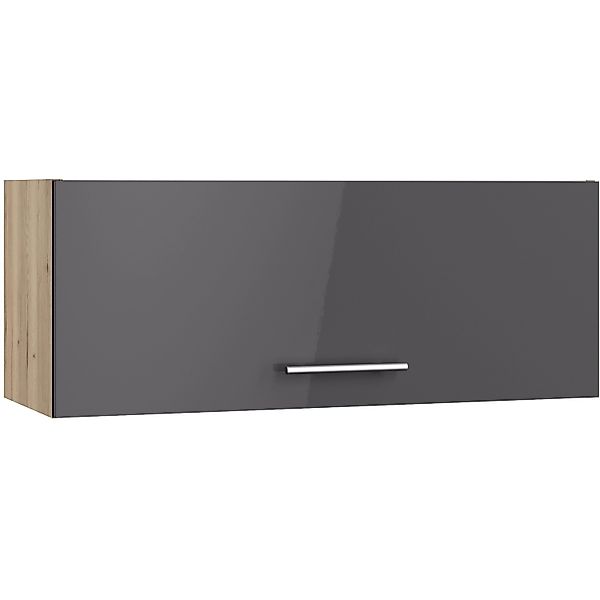 Optifit Küchen-Oberschrank Jonte984 90cm x 35,2cm x 34,9cm Anthrazit-Wildei günstig online kaufen