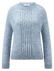 Rundhals-Pullover Peter Hahn blau günstig online kaufen