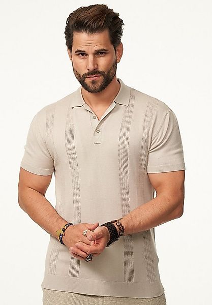 SOULSTAR Poloshirt mit Knopfleiste Herren Kurzarm Strick Polo-Hemd T-Shirt günstig online kaufen