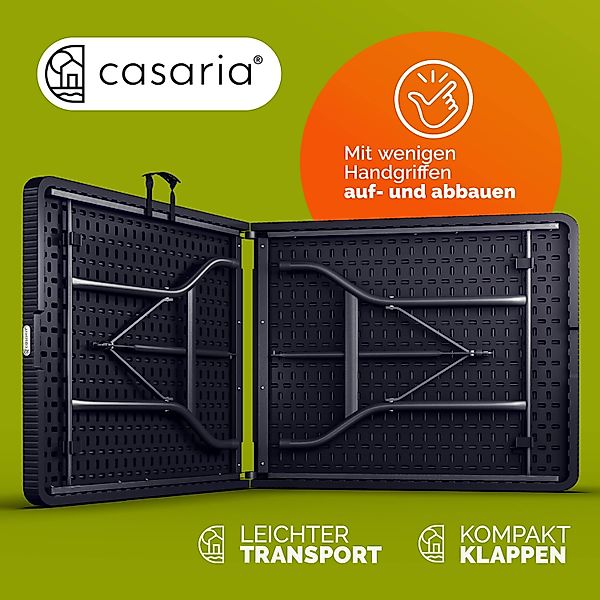 Casaria Klapptisch Malmö (1-St), Klappbarer Gartentisch günstig online kaufen