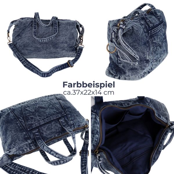 MIRROSI Umhängetasche Damen aus Jeans Schultertasche günstig online kaufen