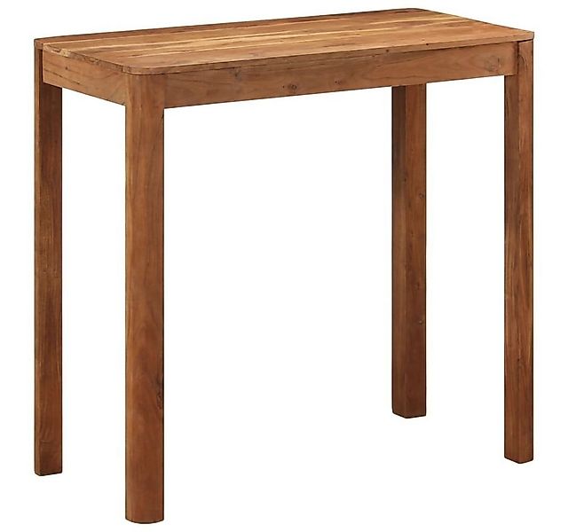 furnicato Bartisch Massivholz Honigfarbenes Finish 110x55x106 cm (1-St) günstig online kaufen