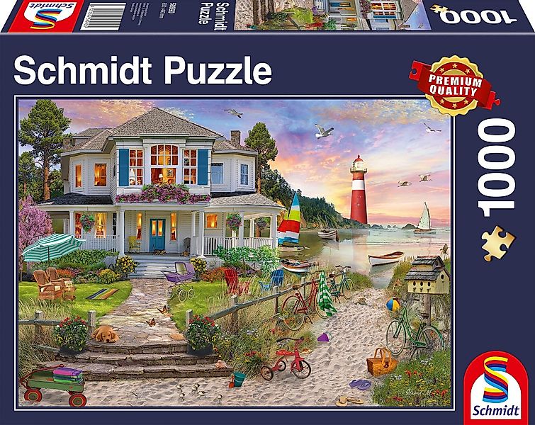 Schmidt Spiele Puzzle Das Strandhaus, 1000 Puzzleteile, Made in Europe günstig online kaufen