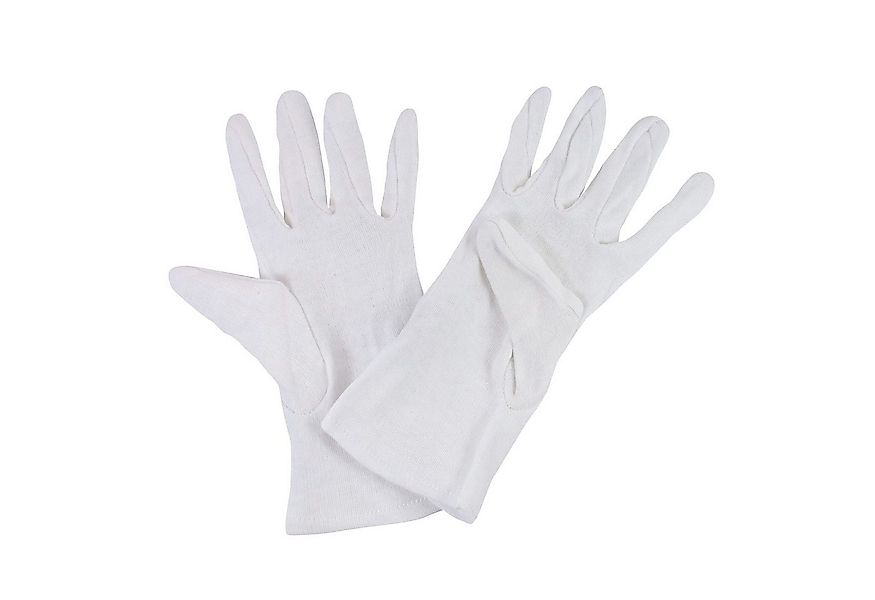Medi-Inn CLASSIC Baumwollhandschuhe Trikot, reinweiß, atmungsaktiv, 100 % B günstig online kaufen