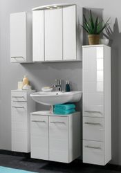 welltime Unterschrank "Porto" Breite 25 cm, mit hochglänzenden Fronten günstig online kaufen
