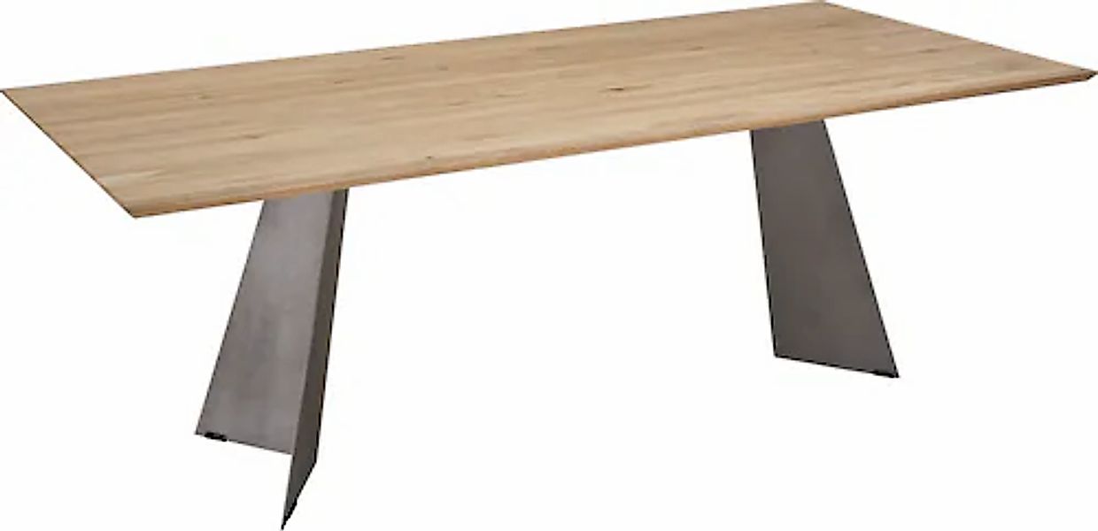 K+W Komfort & Wohnen Esstisch »5252« Wildeiche natur oder bianco, Untergest günstig online kaufen