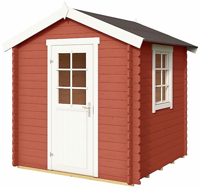 LASITA MAJA Gartenhaus "Wels 1", Blochbohlenhaus 28mm, Fundamentmass 2000x2 günstig online kaufen