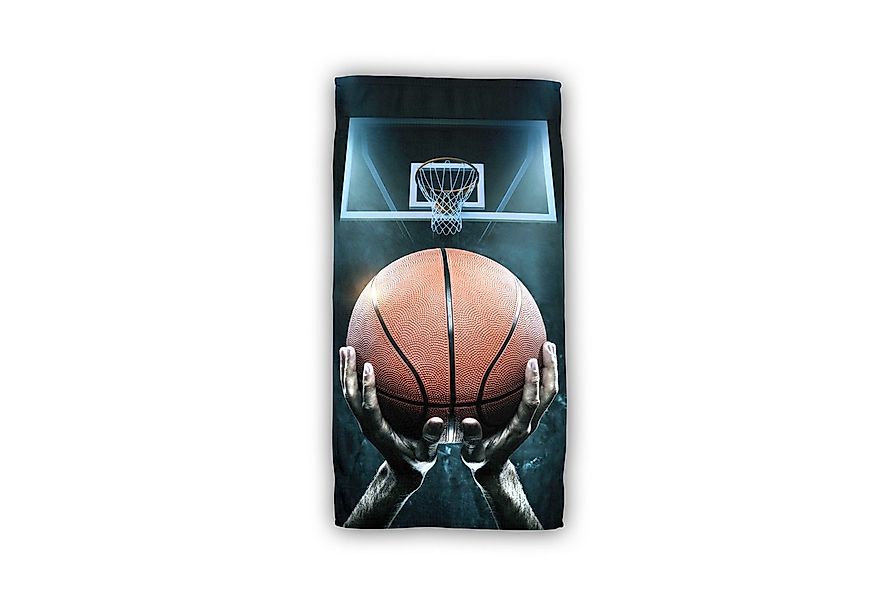 Jerry Fabrics Strandtuch Basketball Baumwolle Frottee Badetuch mit Premium günstig online kaufen