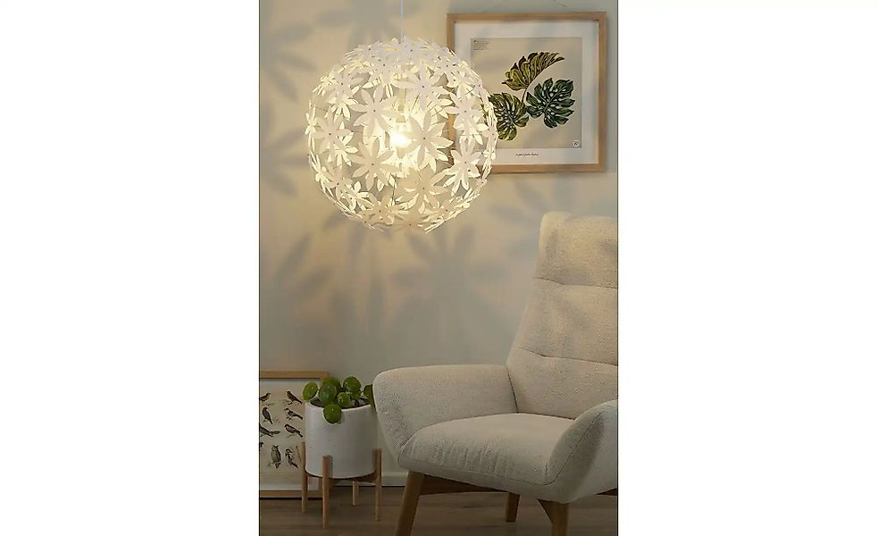 Globo Lighting Pendelleuchte  1-flammig  weiß   ¦ weiß ¦ Maße (cm): H: 150 günstig online kaufen