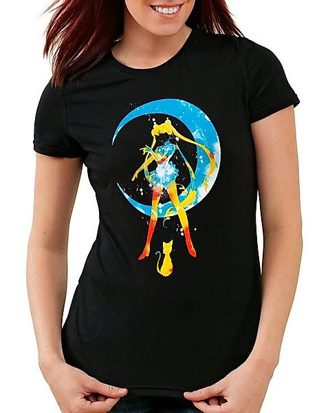 style3 T-Shirt Moon Inked sailor moon anime manga cosplay crystal günstig online kaufen