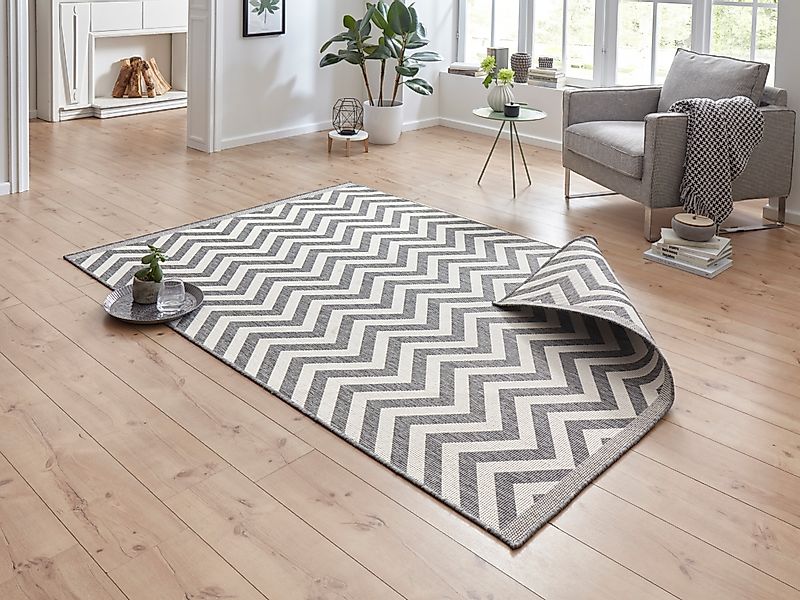 NORTHRUGS Teppich »Palma Wendeteppich«, rechteckig, 5 mm Höhe, In-& Outdoor günstig online kaufen