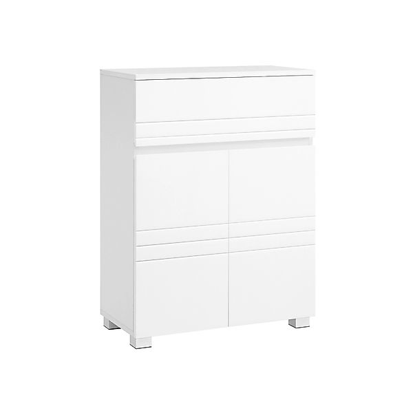 Vasagle Badezimmerschrank mit Schublade und Regal 30 cm x 60 cm x 80 cm Wei günstig online kaufen